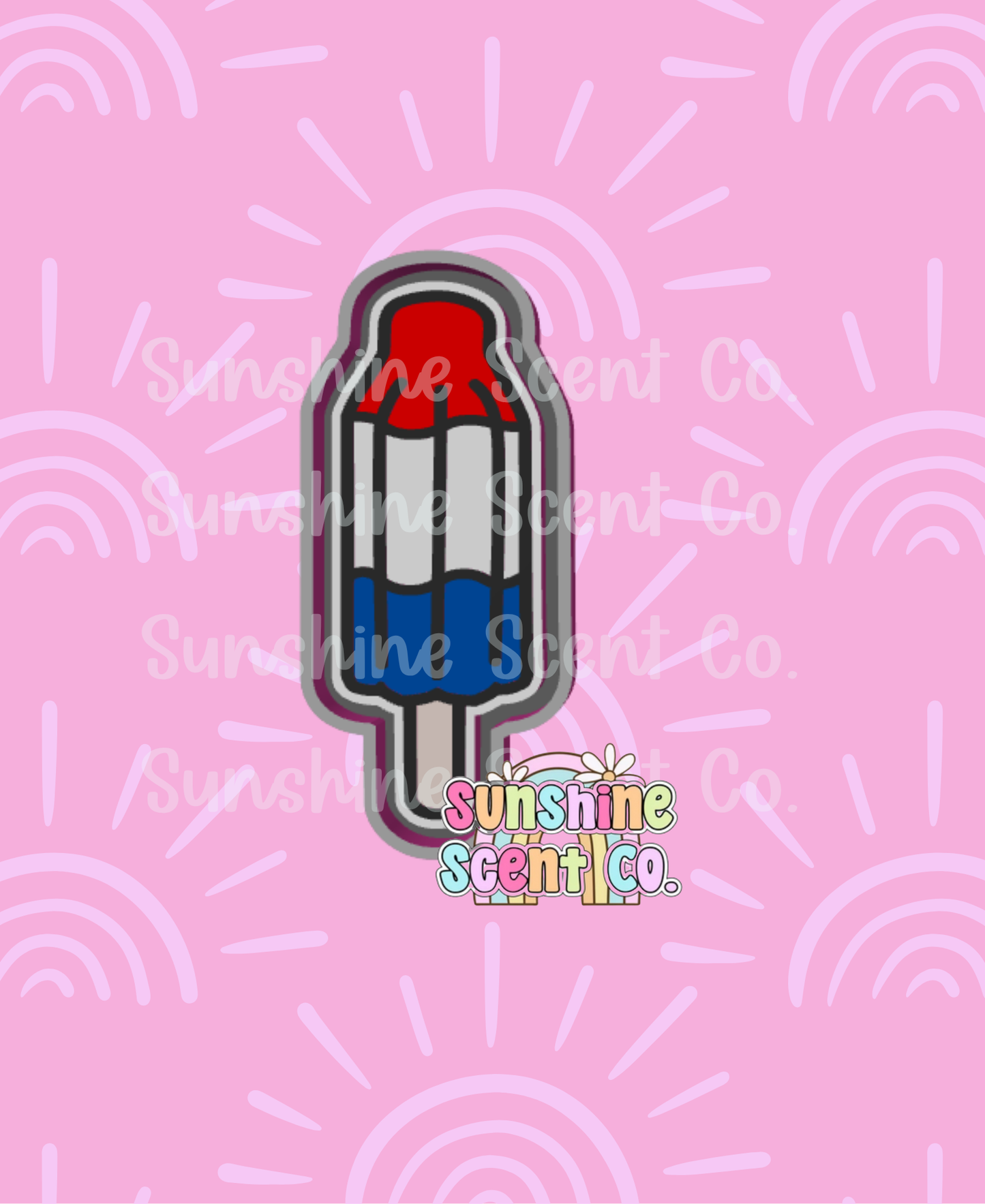 Patriotic Popsicle Freshie Mold
