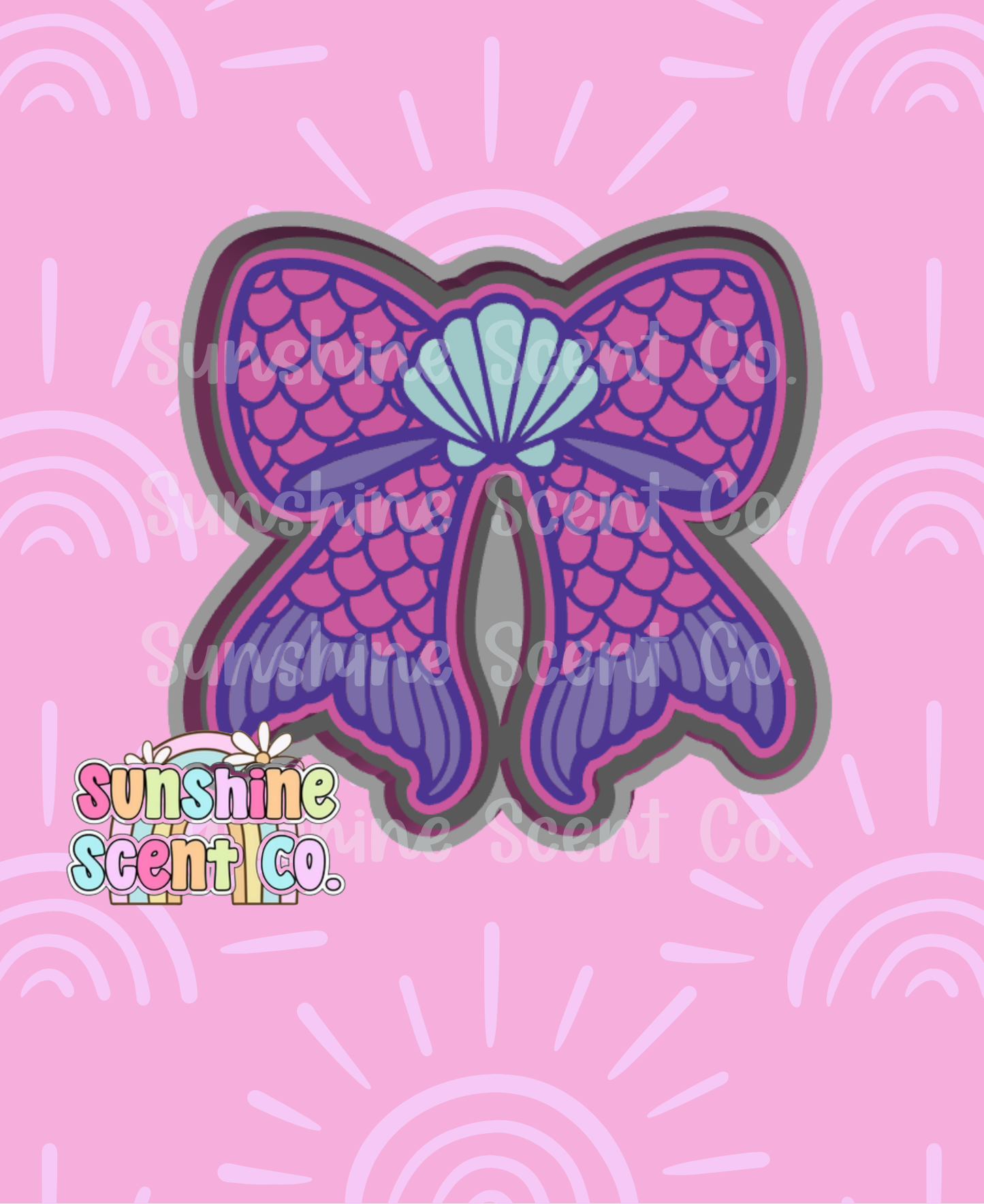 Mermaid Bow Freshie Mold