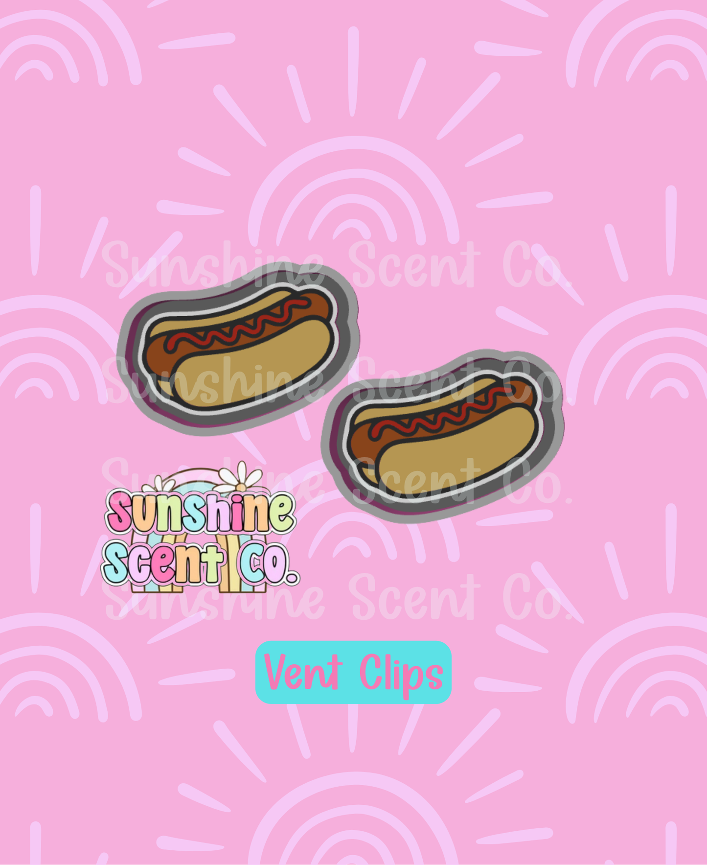 Hot Dog Vent Mold- Set of 2