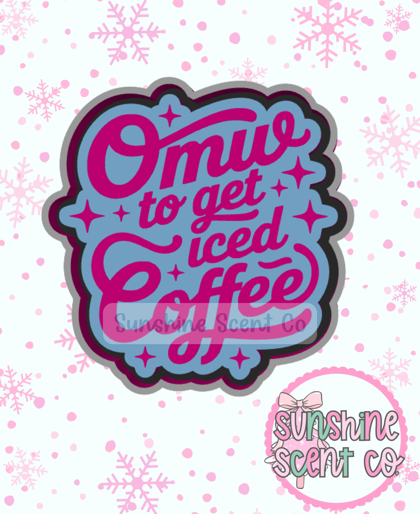 On my Way to get Iced Coffee Freshie Mold