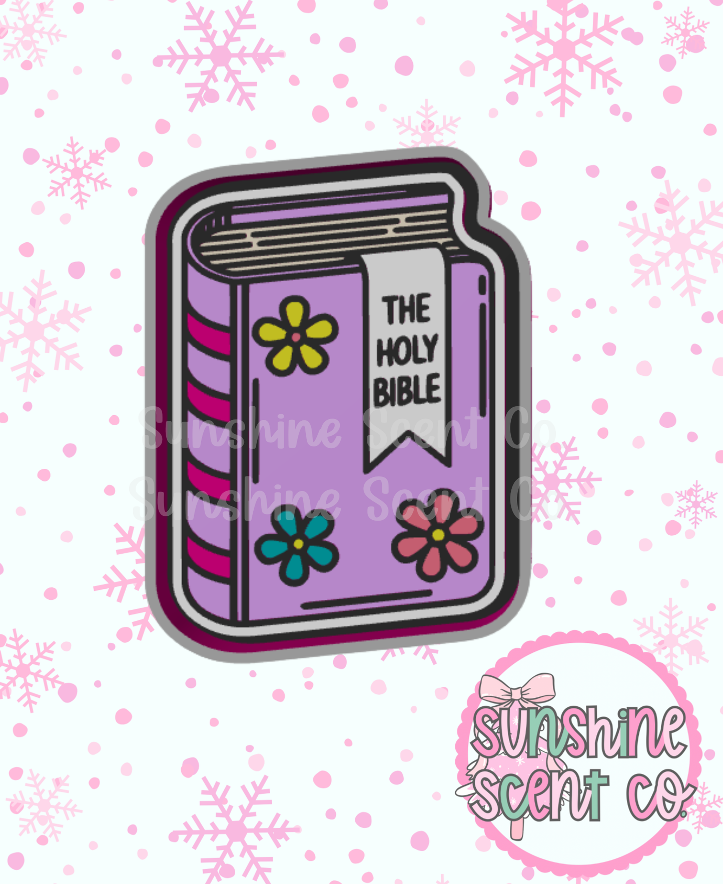 Floral Bible Freshie Mold