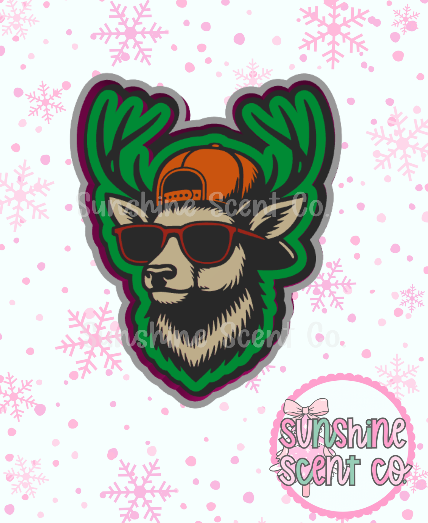 Cool Deer Freshie Mold