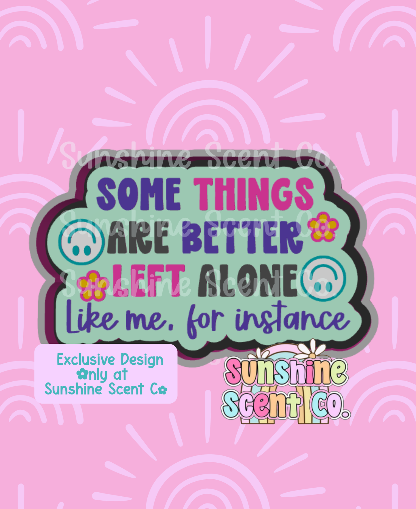 Some Things Are Better Left Alone Freshie Mold
