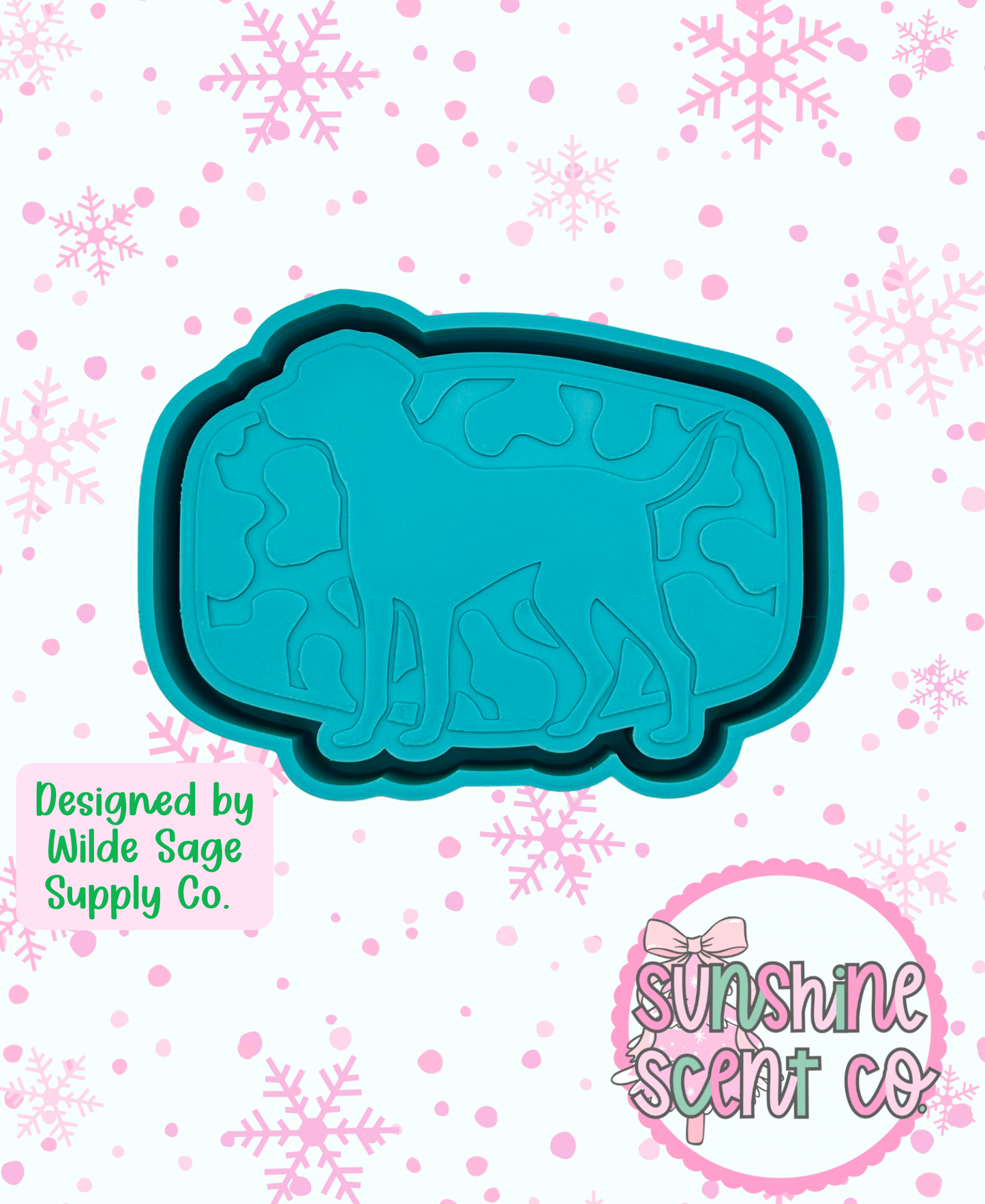 Camo Hunting Dog Freshie Mold