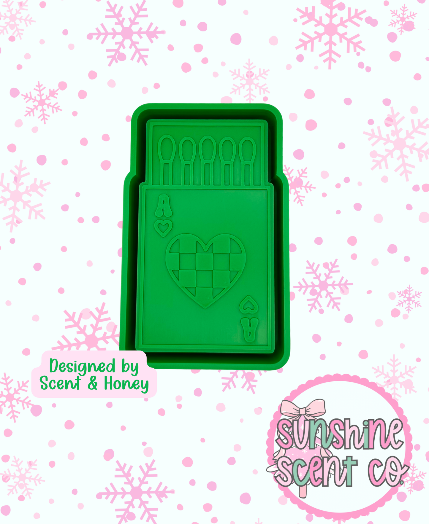 Heart Matchbox Freshie Mold