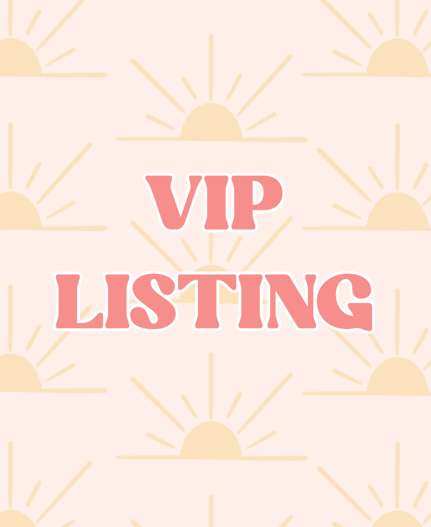 VIP LISTING Freshie Mold