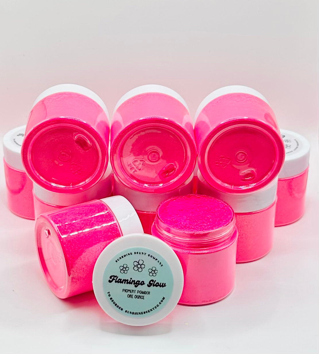 Flamingo Glow Pigment Powder
