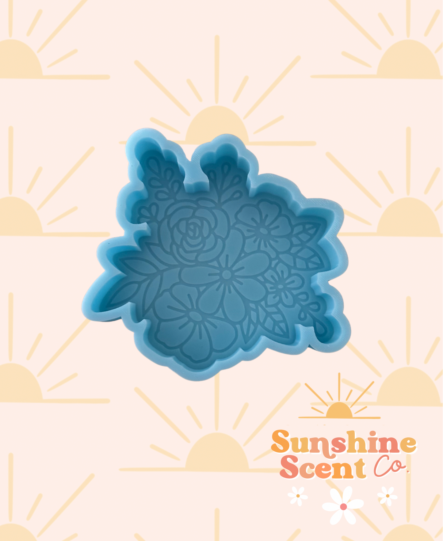 Flower Cluster Silicone Freshie Mold