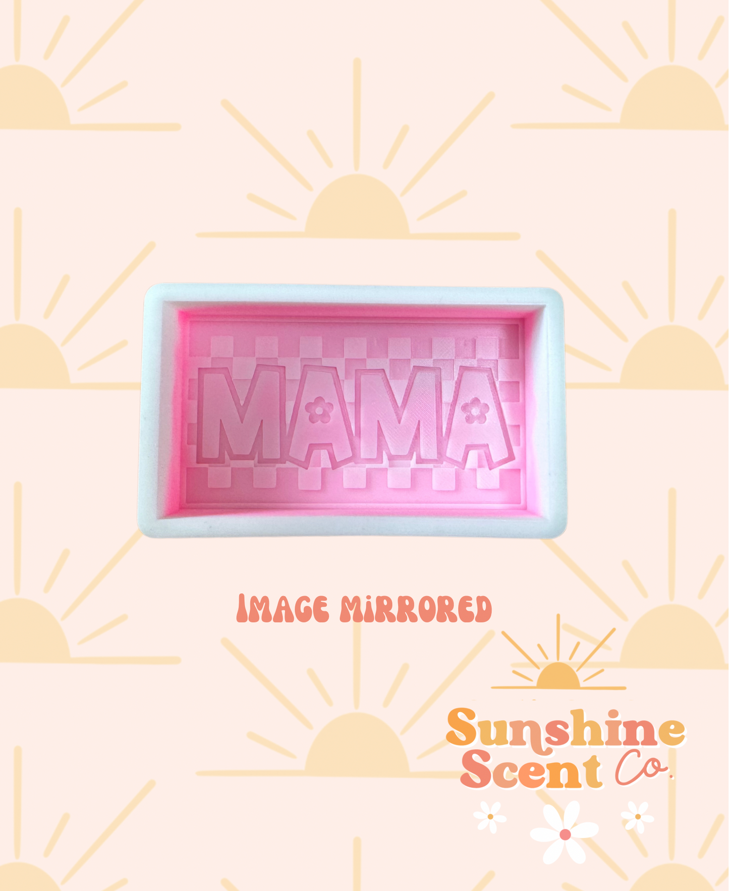 Checkered Mama Silicone Freshie Mold