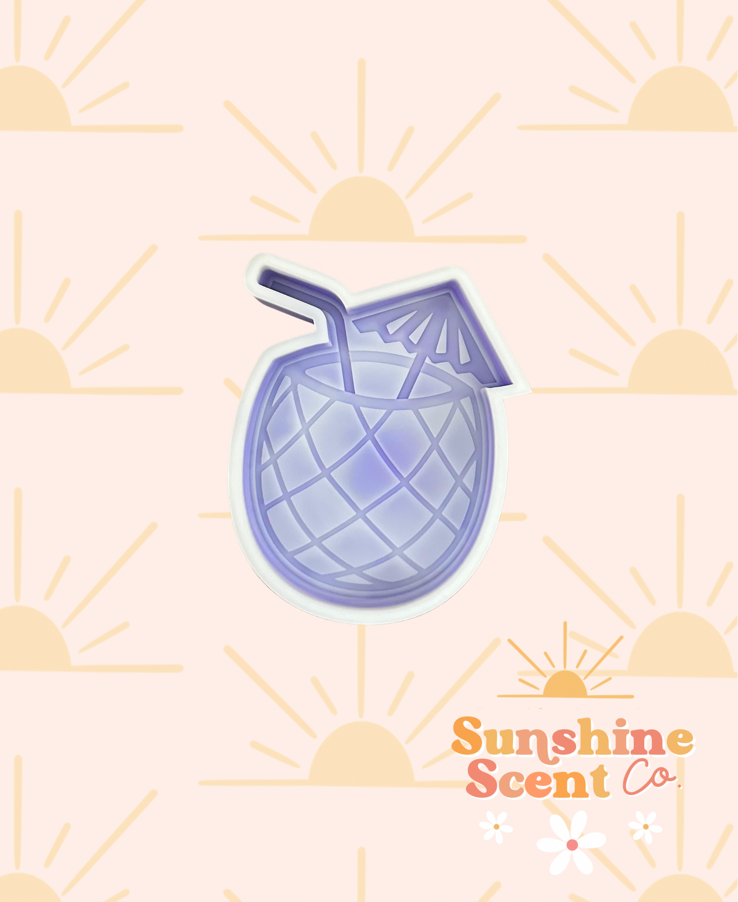 Pineapple Drink Silicone Freshie Mold