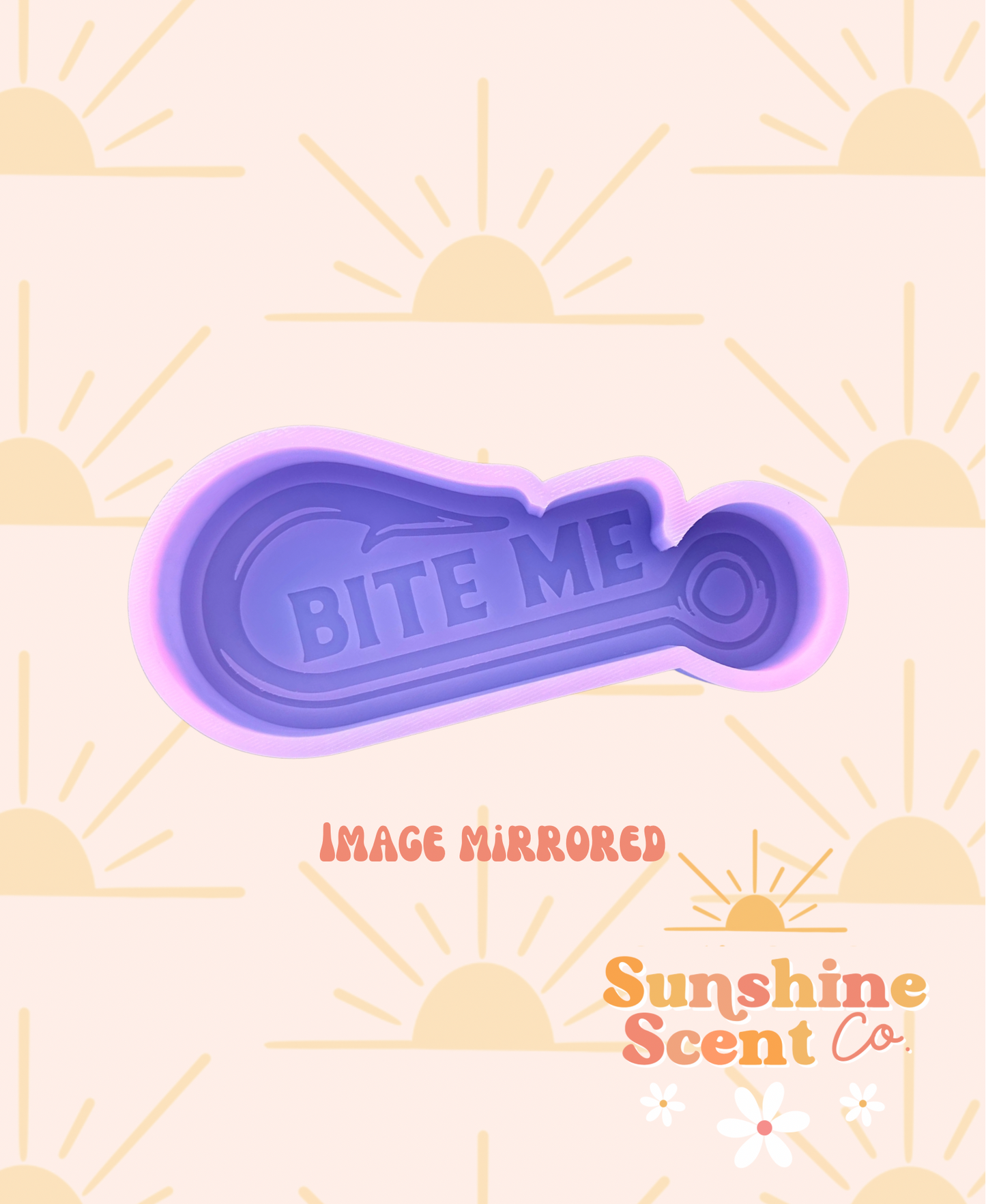 Bite Me Fish Hook Silicone Freshie Mold