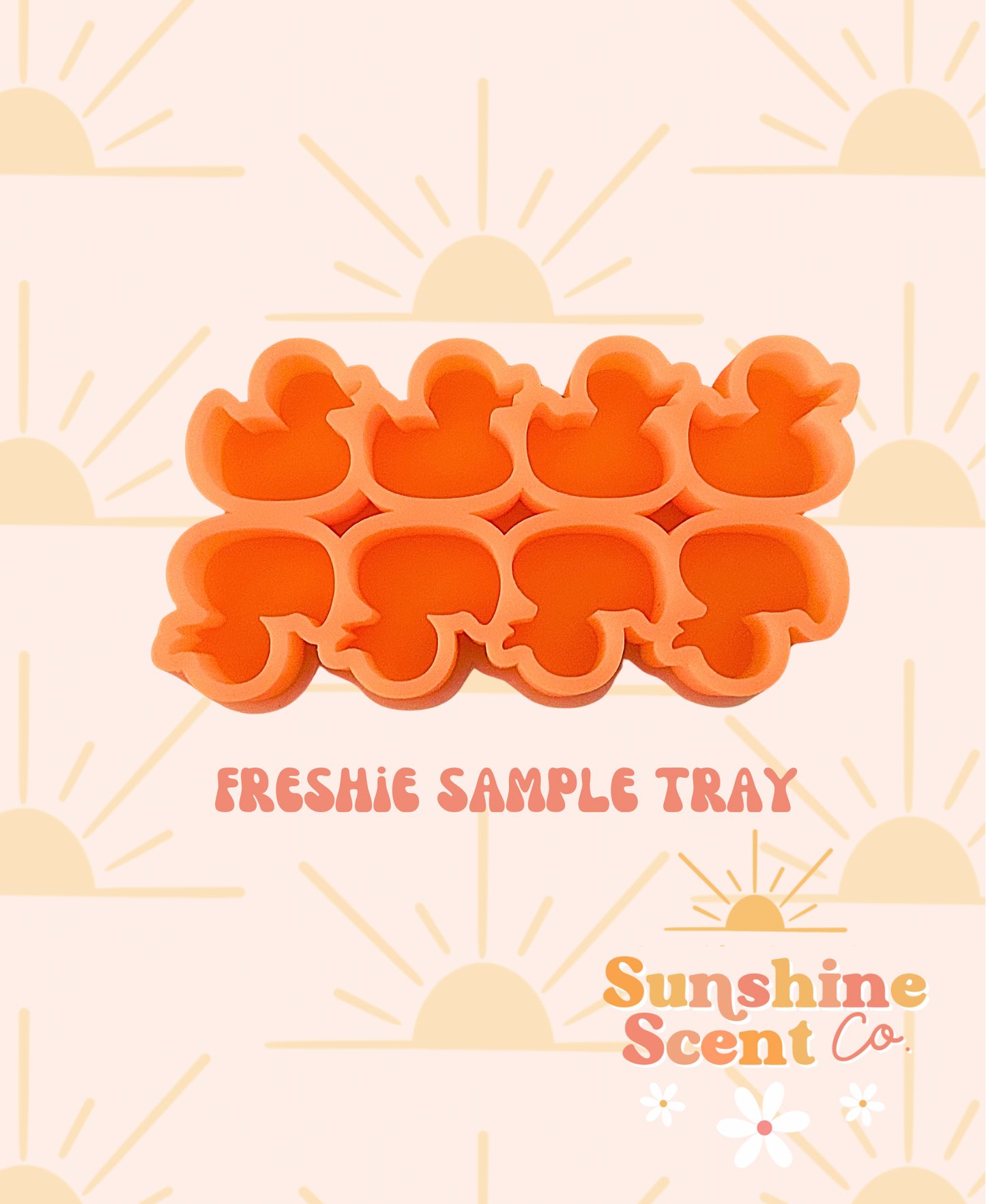 Duck Sample Tray Silicone Freshie Mold