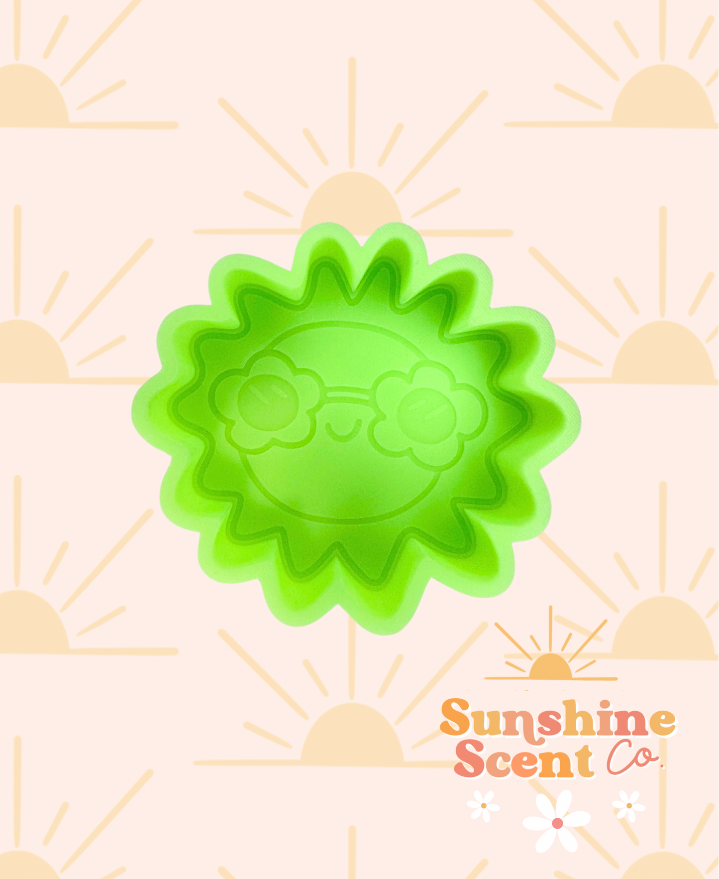 Groovy Sun Silicone Freshie Mold