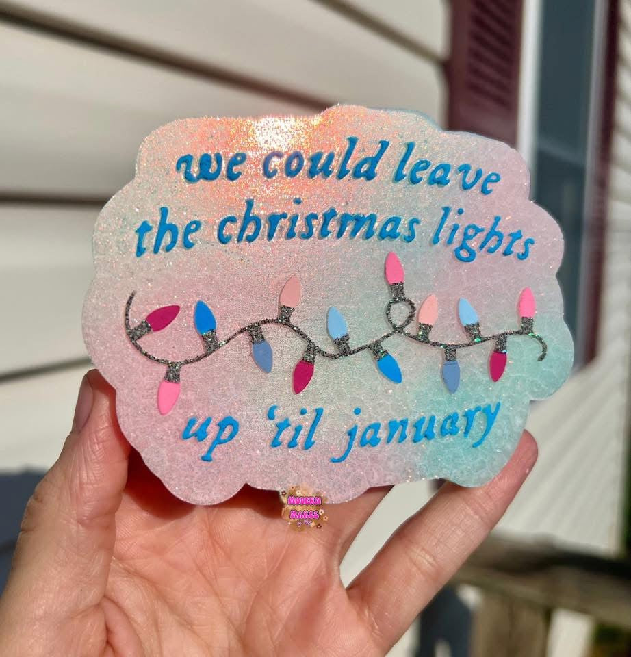 Christmas lights til Jan Swifite Silicone Freshie Mold