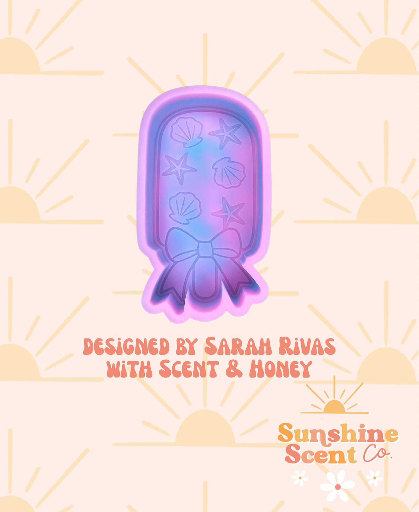 Summer Popsicle with Bow Mold