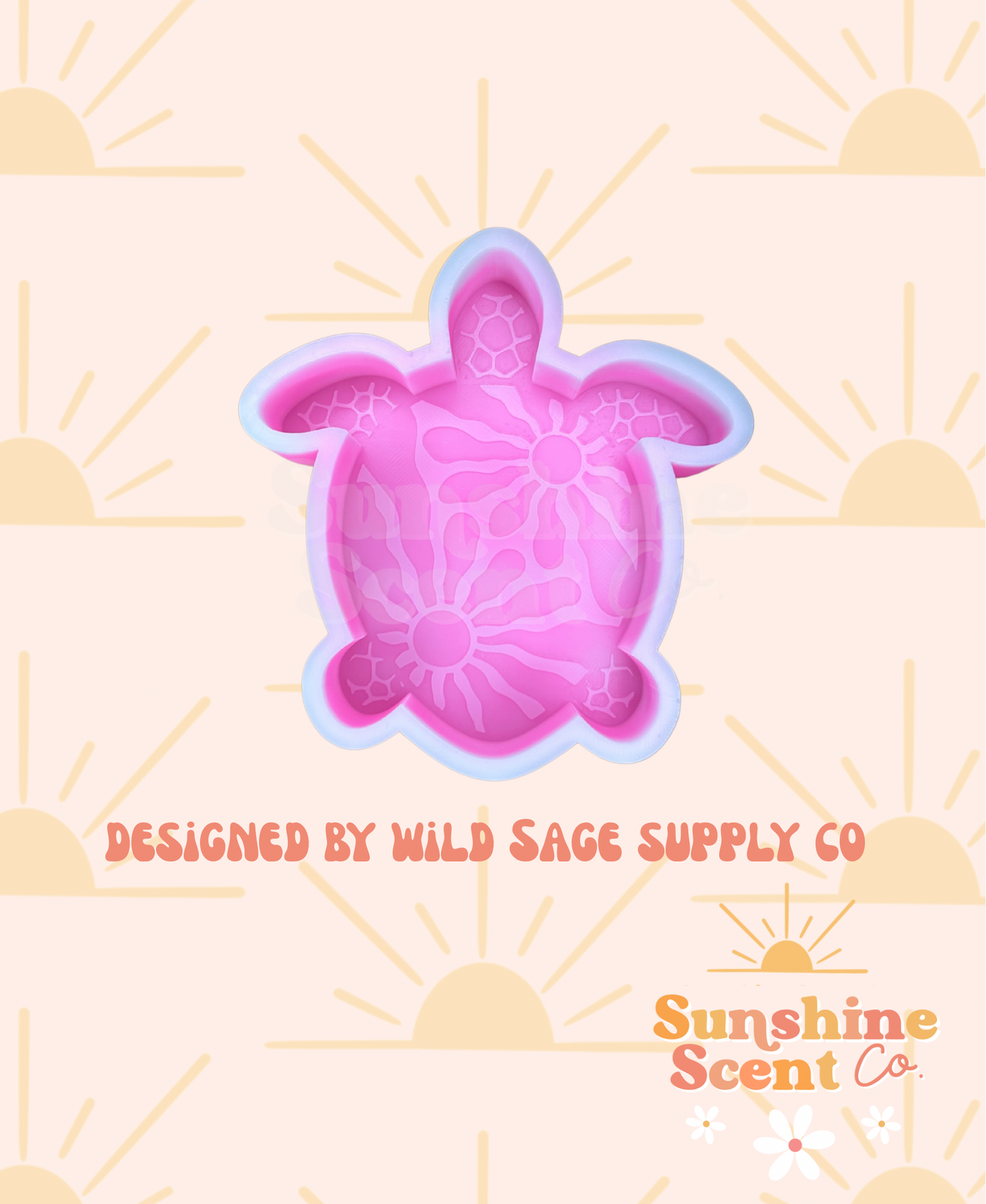 Sunny Turtle Freshie Mold