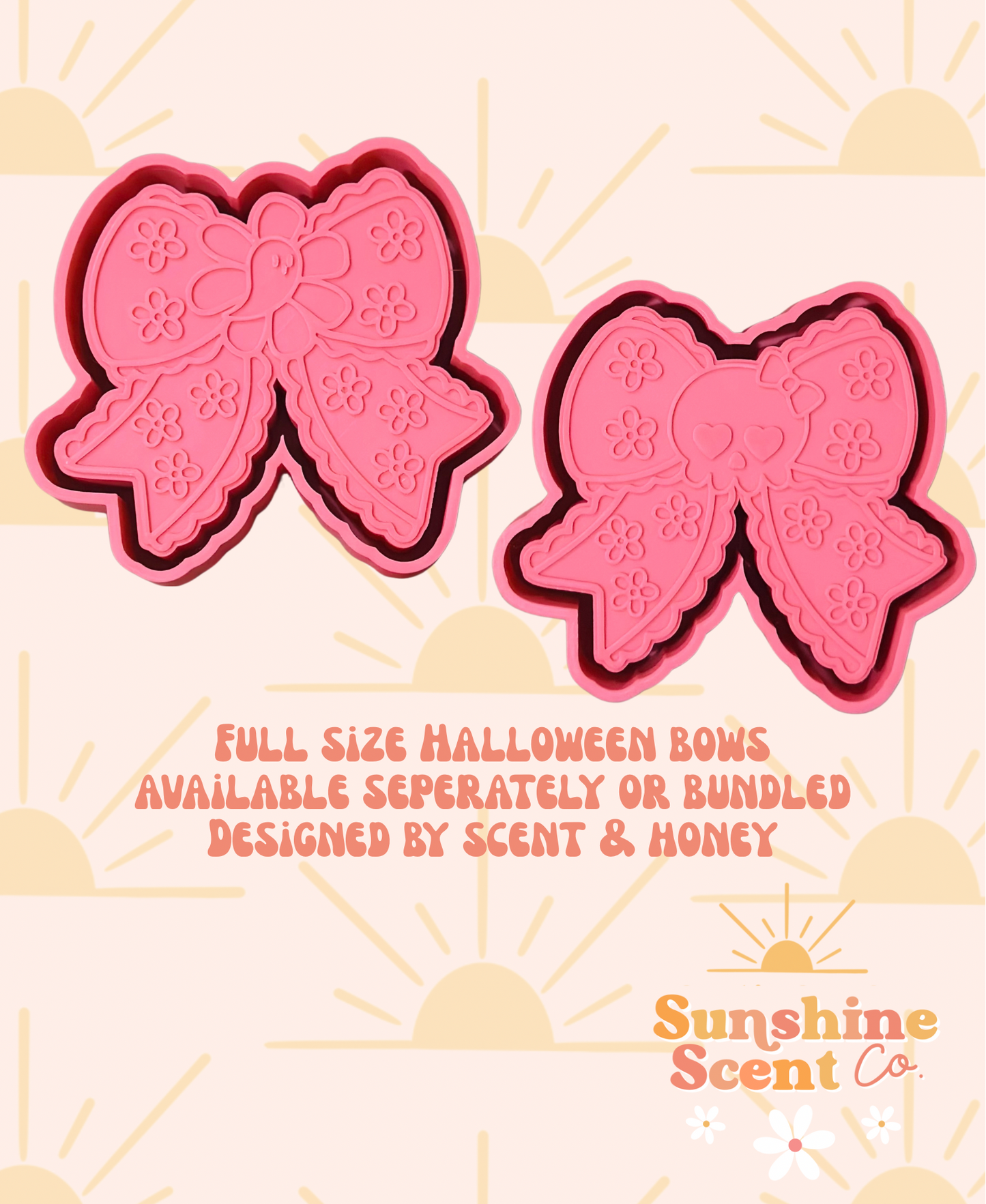 Halloween Bow (Bundled or Separately) Freshie Mold