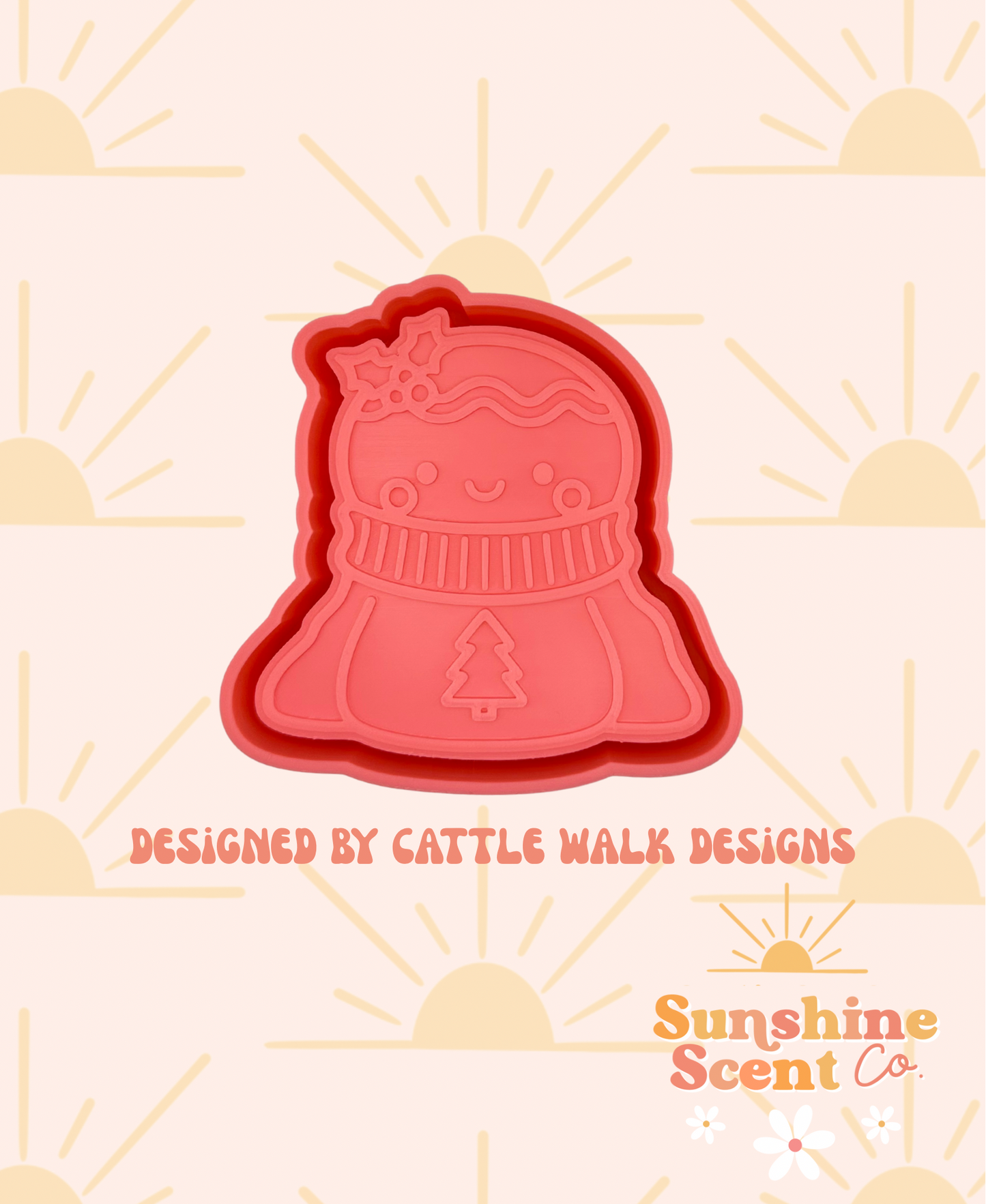 Gingerbread in Oversized Sweater Freshie Mold