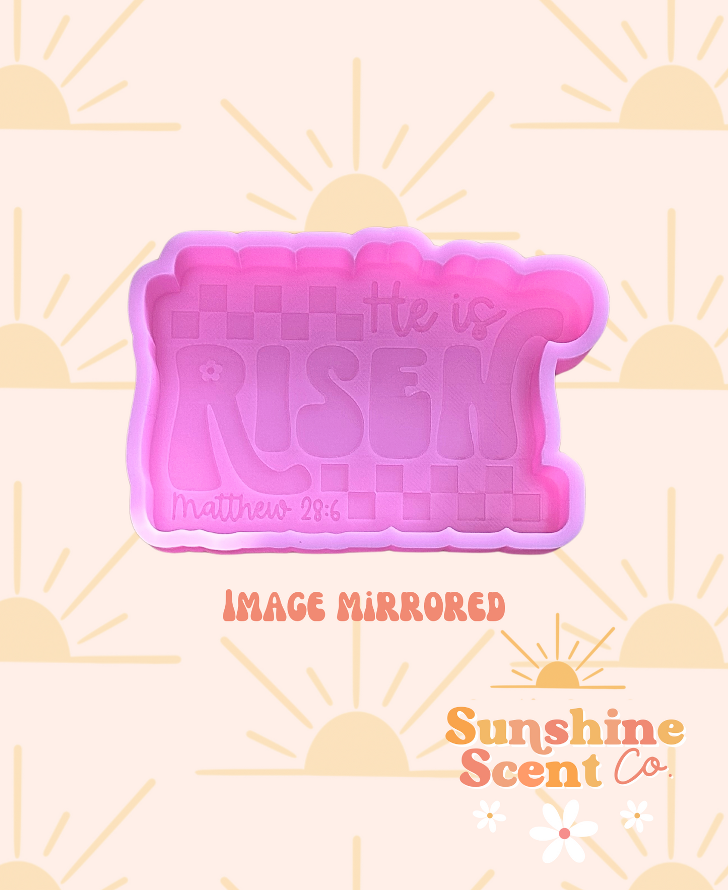 He is Risen Silicone Freshie Mold