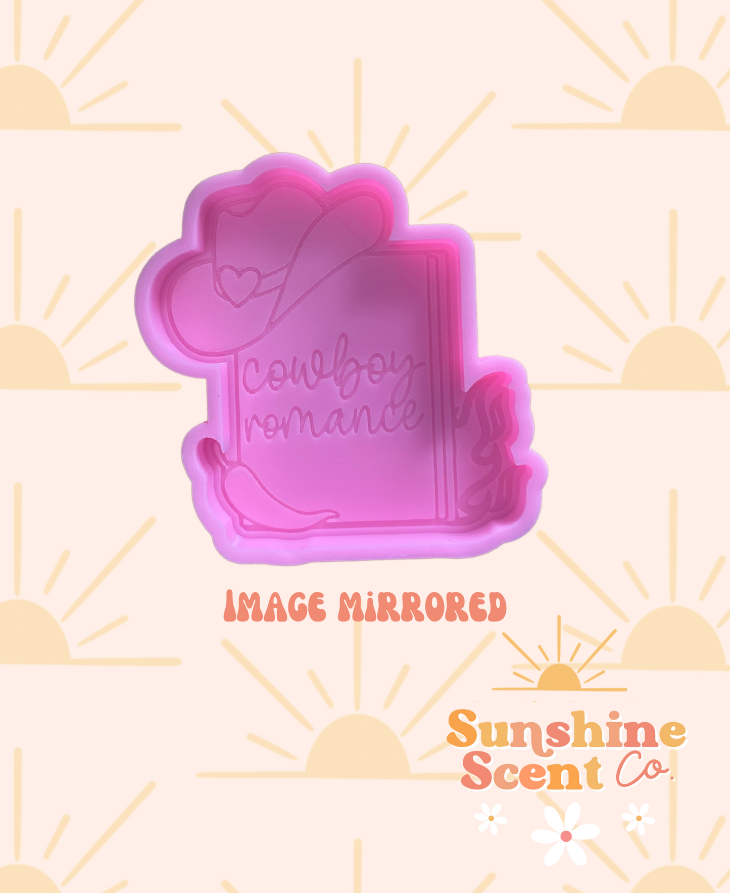 Cowboy Romance Silicone Freshie Mold