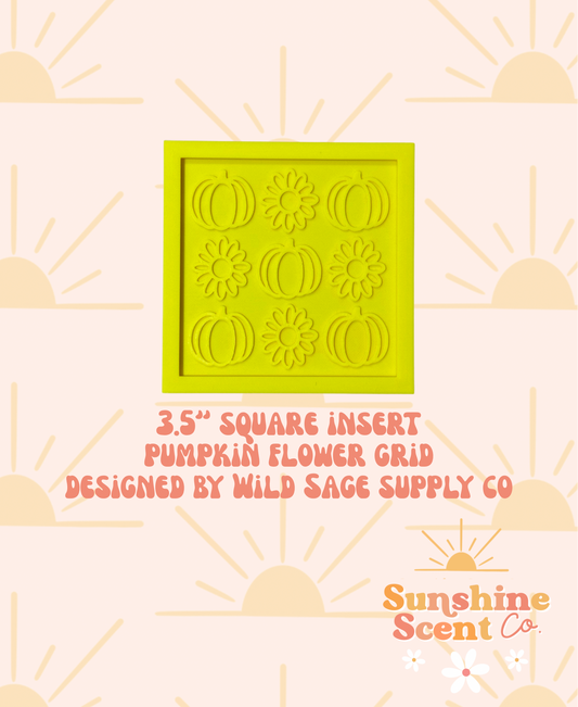 3.5" Square INSERTS Freshie Mold