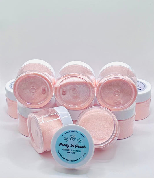 Pretty in Peach Glitter Dust