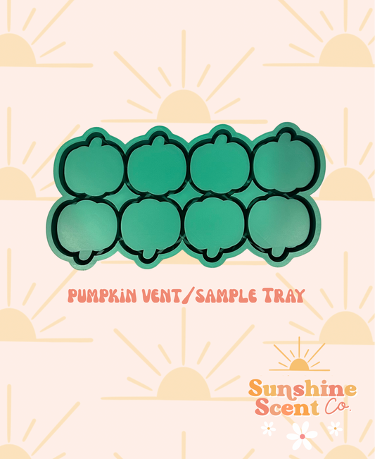 Pumpkin Vent/Sample Tray Silicone Freshie Mold