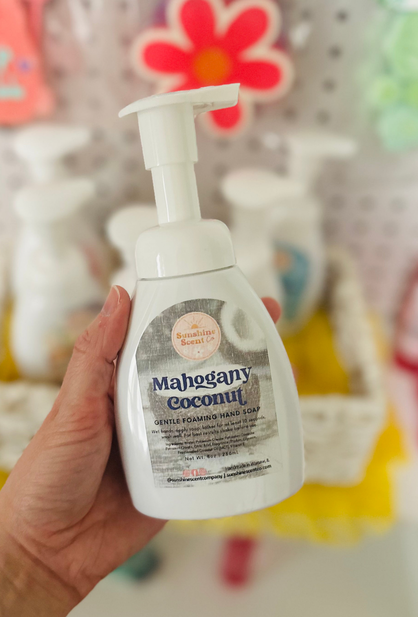 Mahogany Coconut Gentle Foaming Hand Soap