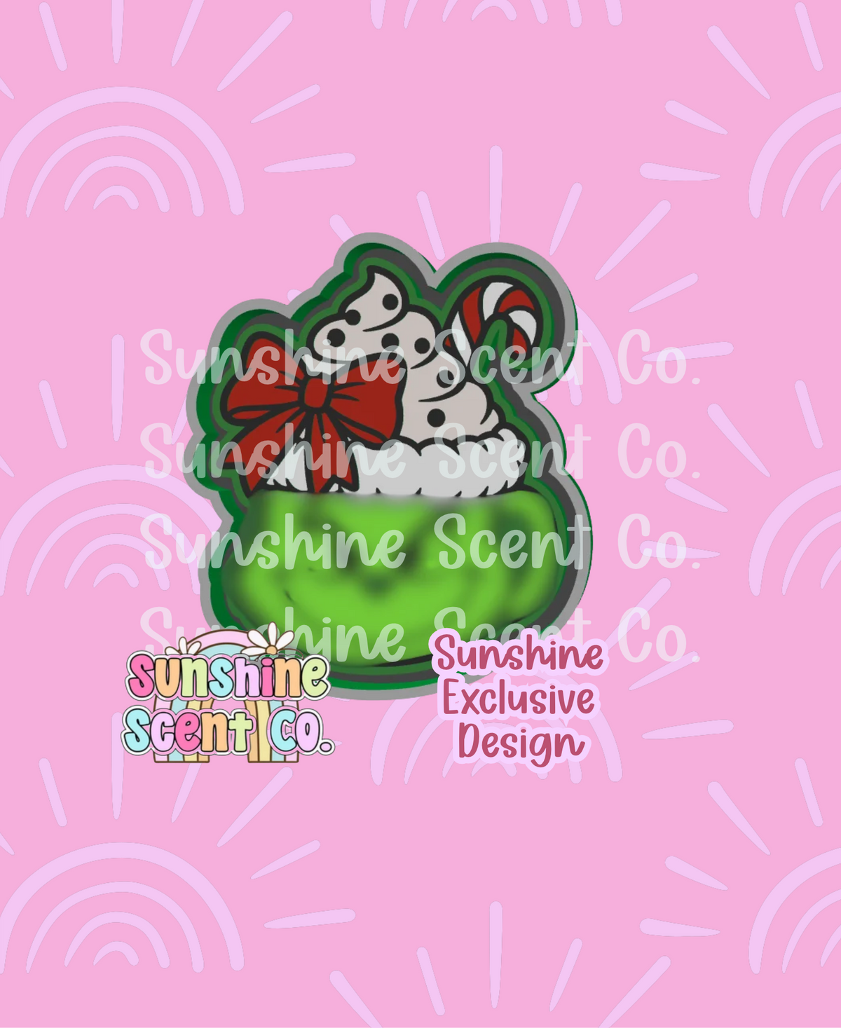 Grumpy Santa Mug Freshie Mold