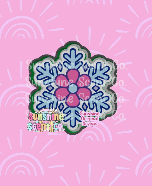 Flower Snowflake Freshie Mold