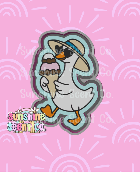 Summer Goose with ICE CREAM Freshie Mold