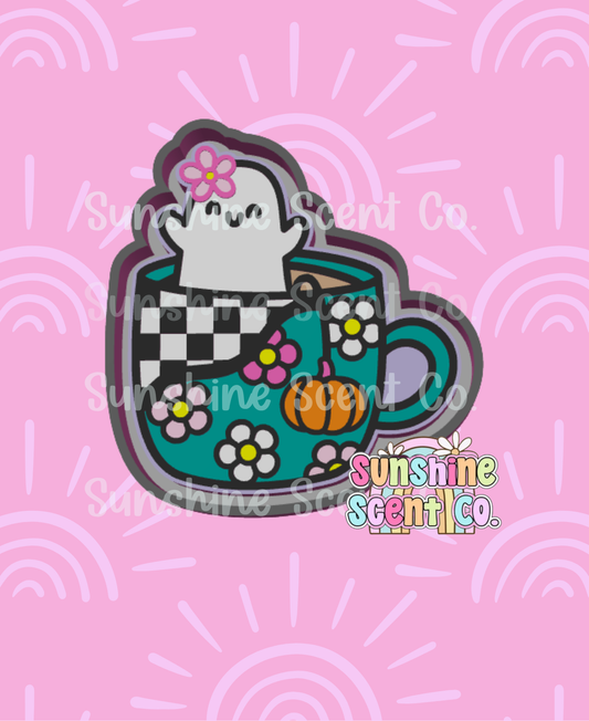 Groovy Ghost-TEA Freshie Mold