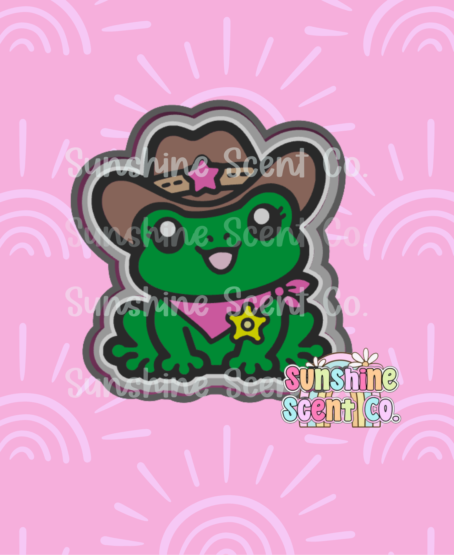 Cowboy Frog Freshie Mold