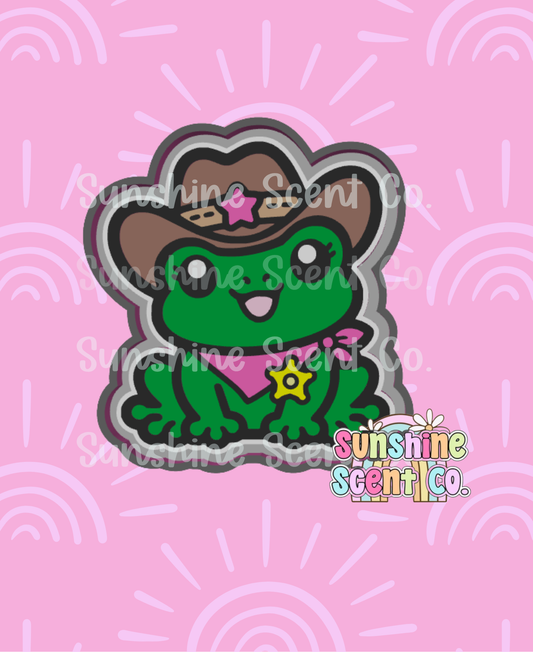 Cowboy Frog Freshie Mold