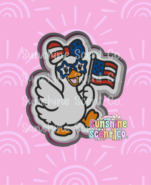 Patriotic Goose Freshie Mold