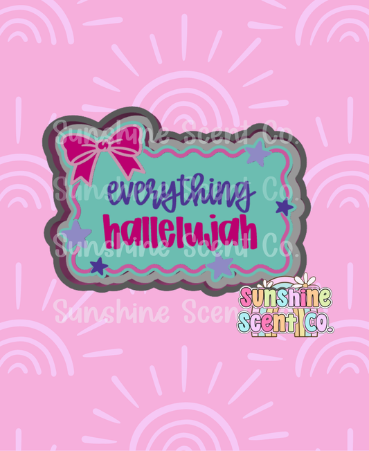 Everything Hallelujah Frame Freshie Mold