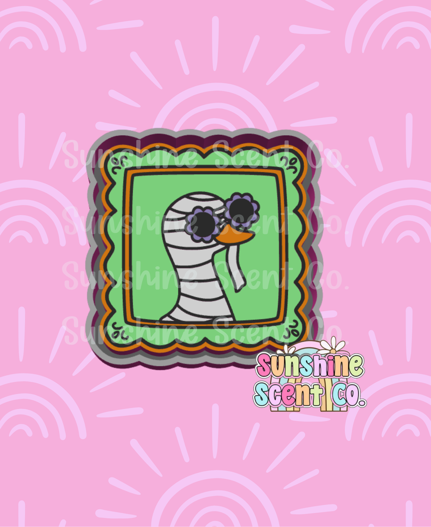 Groovy Mummy Goose in Frame Freshie Mold