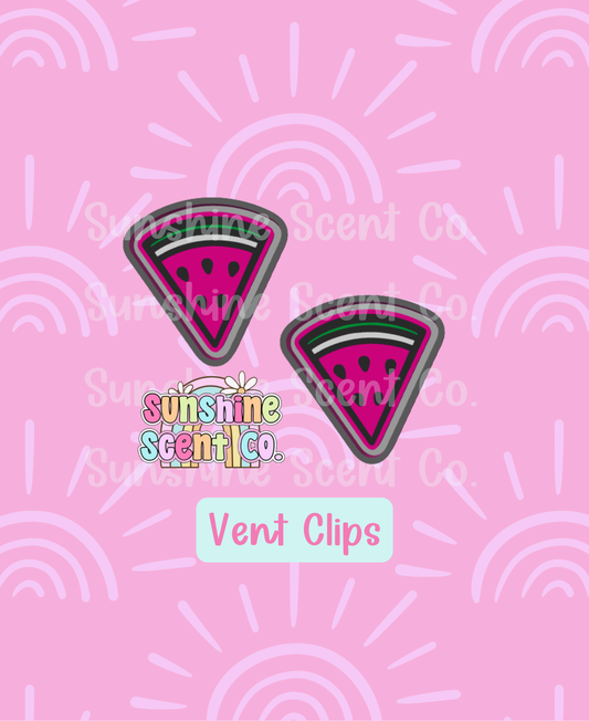 Watermelon Slice Vent Freshie Molds- Set of 2