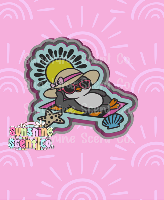 Beach Penguin Freshie Mold