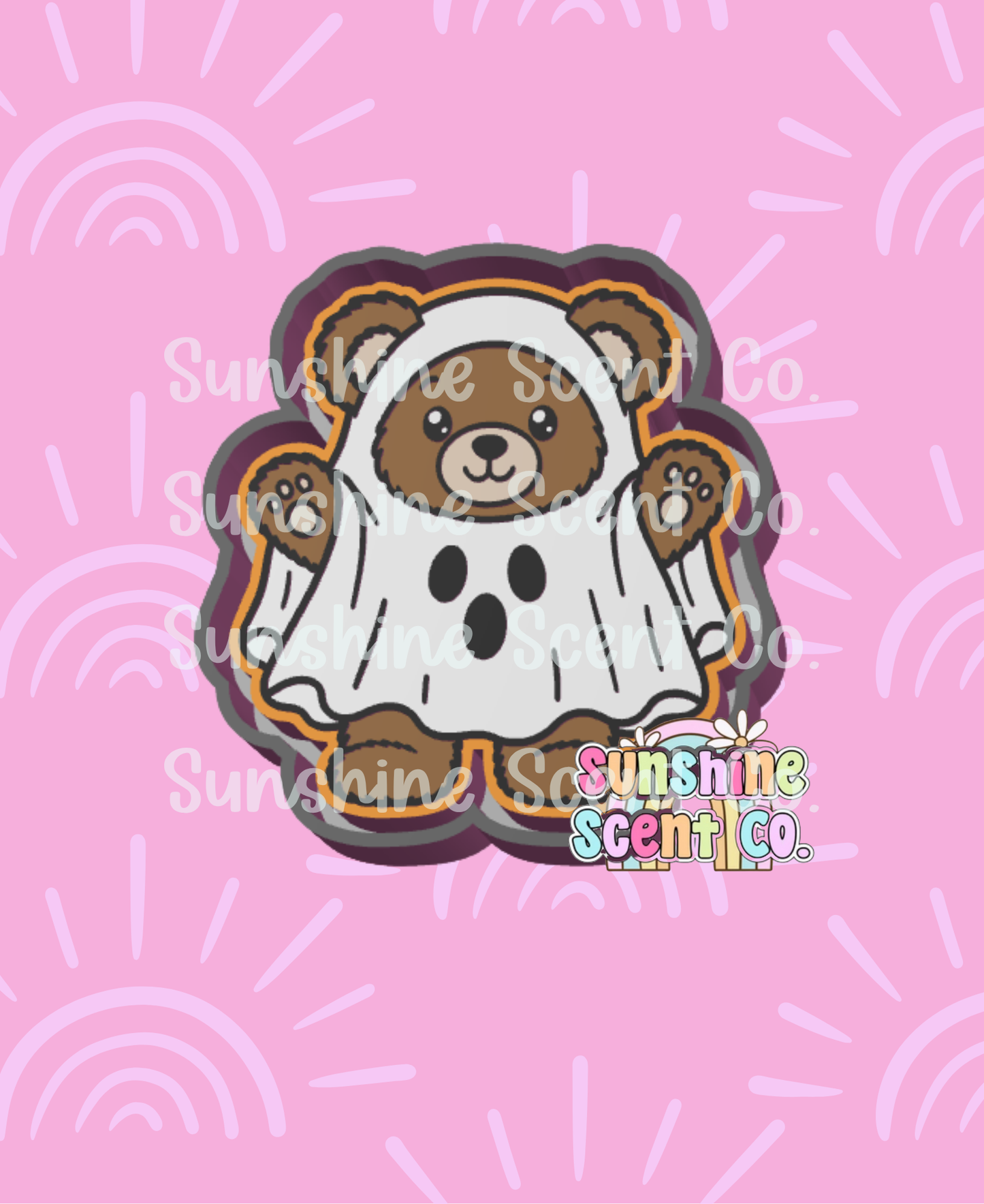 Ghost Bear Freshie Mold
