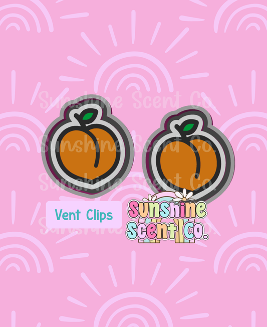 Peach Freshie Vent Mold- Set of 2