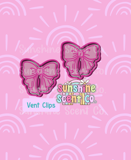 Preppy Bow Freshie Vent Mold- Set of 2