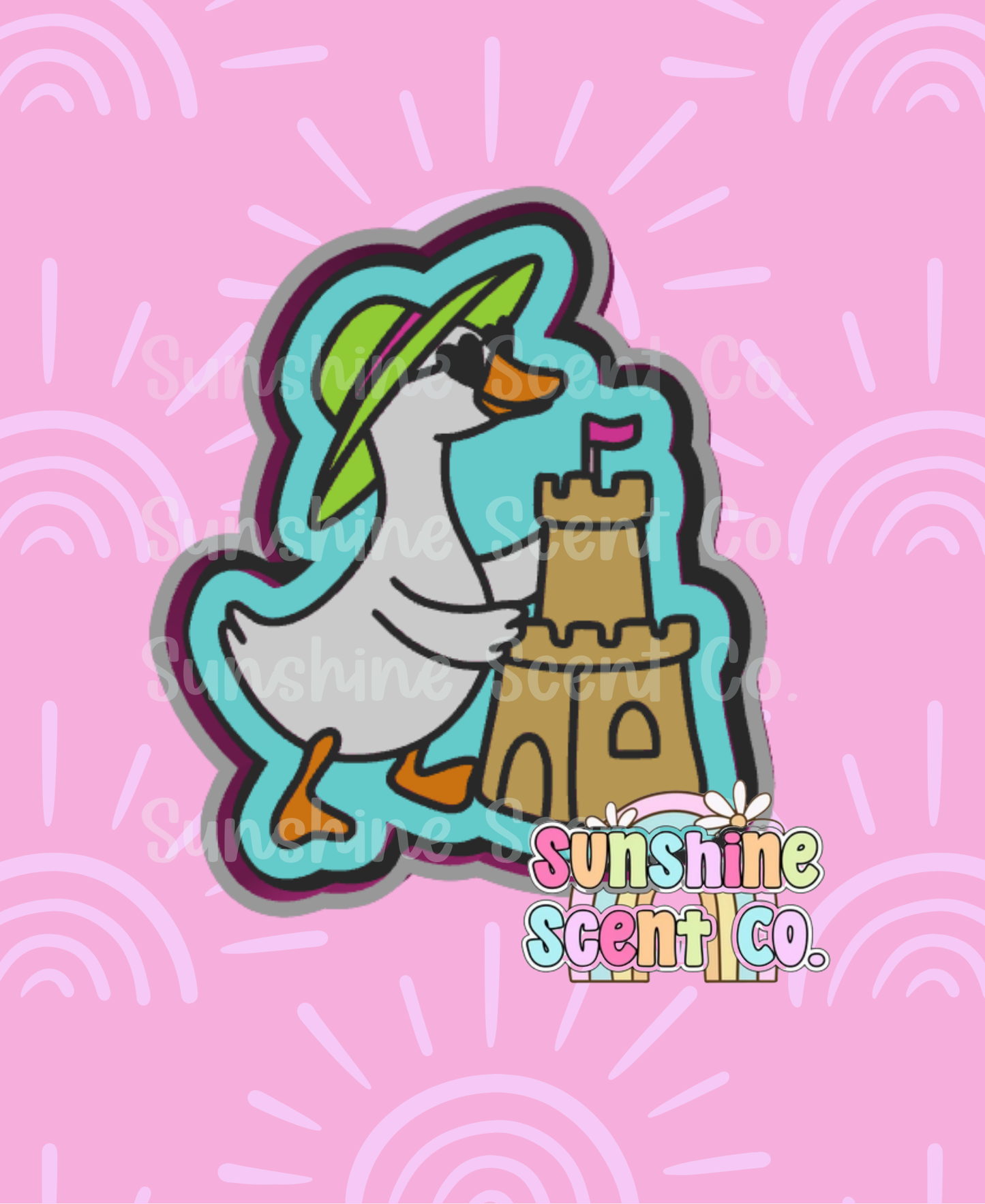 Sandcastle Goose Freshie Mold