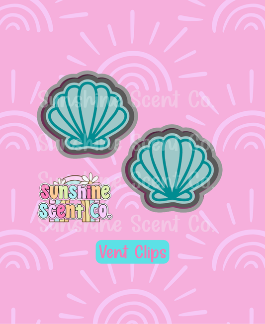 Seashell Freshie Vent Mold- Set of 2