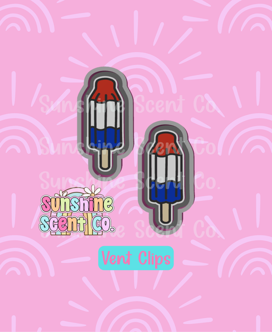 Patriotic Popsicle Vent Mold- Set of 2