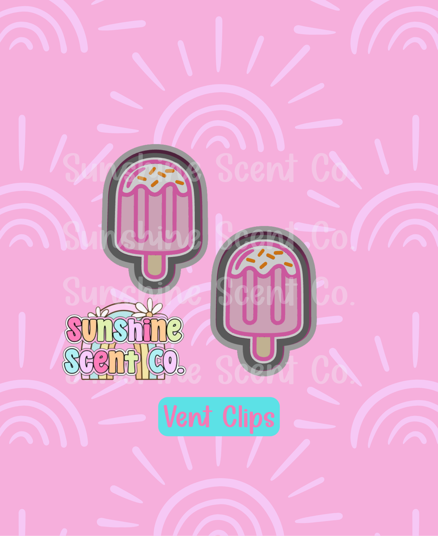 Popsicle with Sprinkles Vent Mold- Set of 2