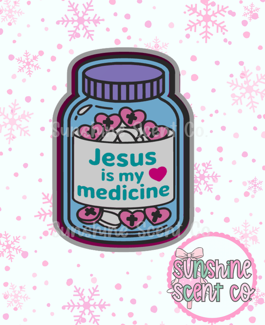 Jesus is My Medicine Freshie Mold
