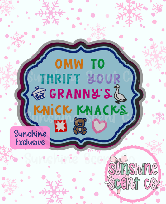 OMW To Thrift Your Granny's Knick Knacks  Freshie Mold