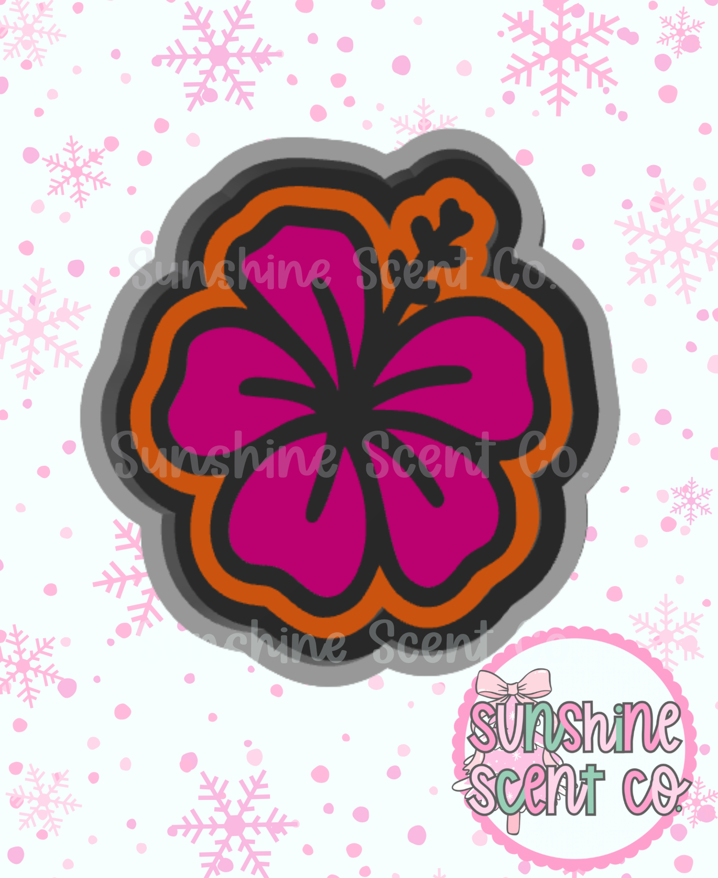 Hibiscus Freshie Mold