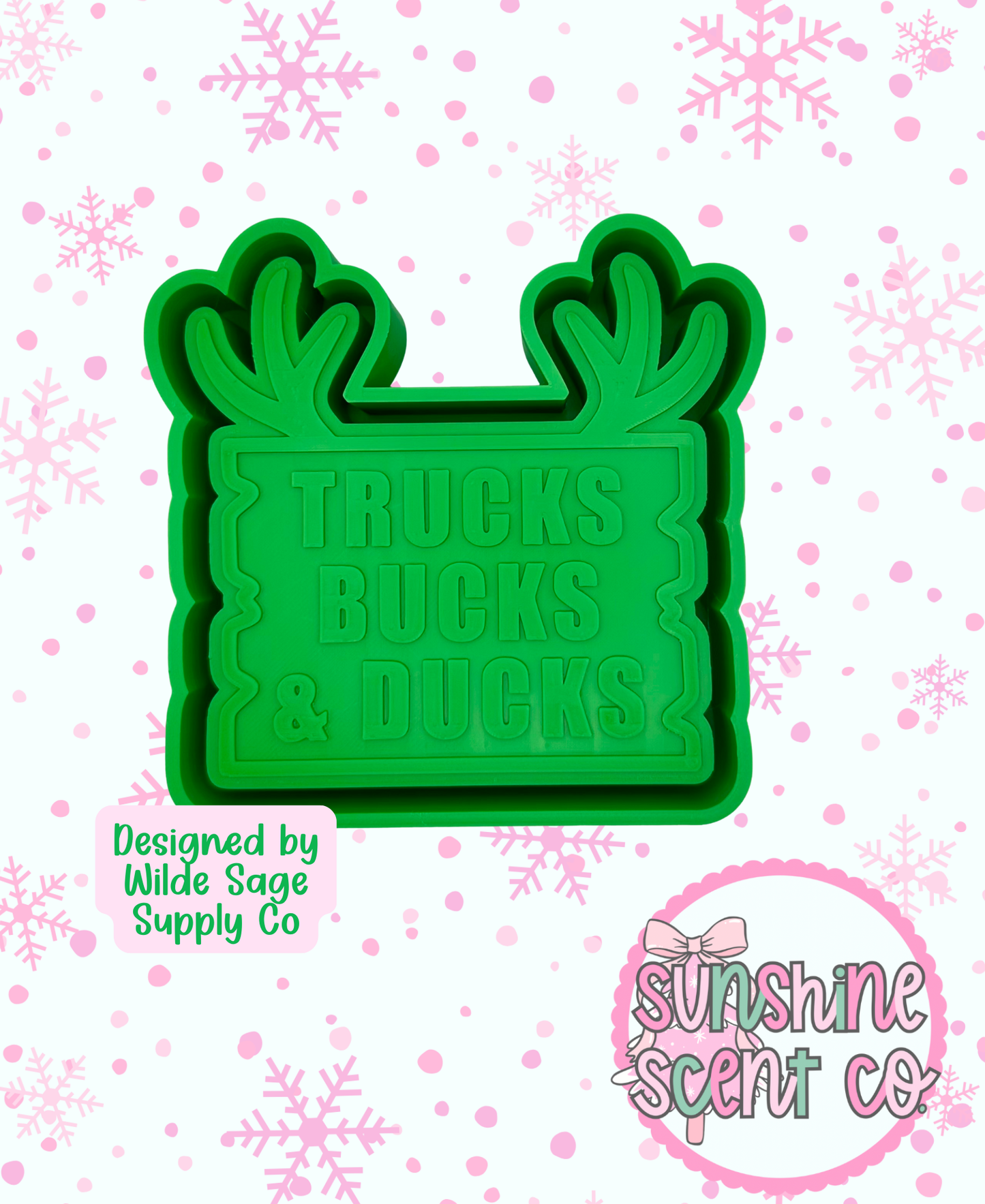 Trucks Bucks and Ducks Freshie Mold